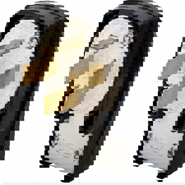 Straight Blade Plug: Industrial, 18-60P, Black